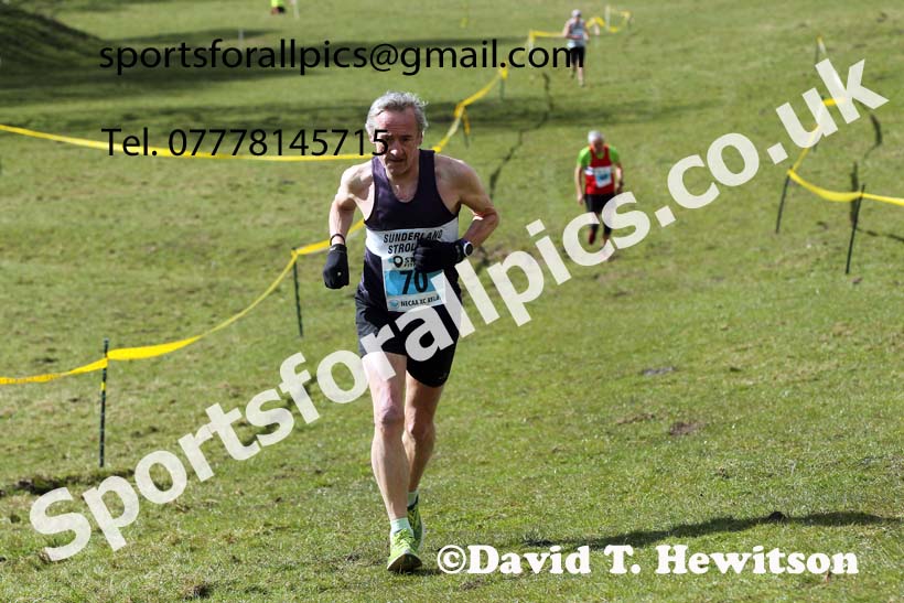 Masters men 2021 NECAA Cross Country Relays, Thornley Farm, Peterlee, Saturday, April 10th. Photo: David T. Hewitson/Sports for All Pics
